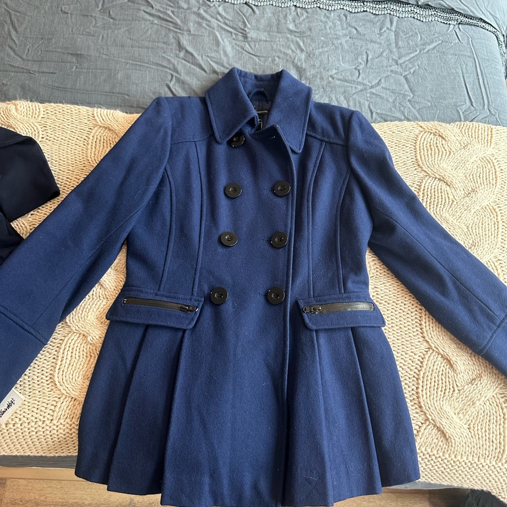 Pea coat navy size medium